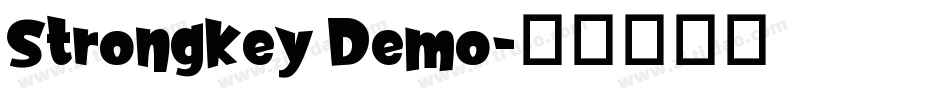 Strongkey Demo字体转换